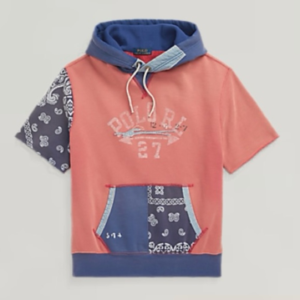 Polo Patchwork Fleece Sweater